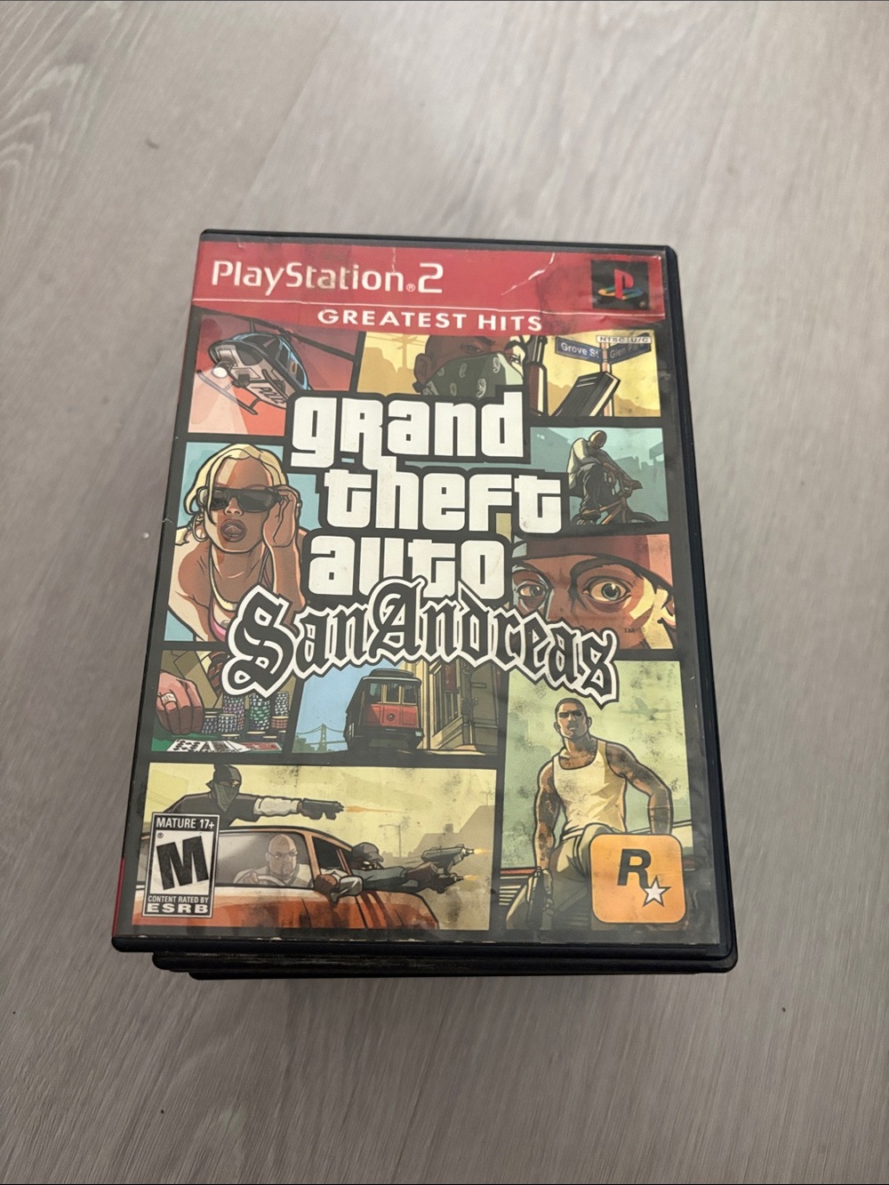 Sony PlayStation 2 Grand Theft Auto: San Andreas - Red/Black Cover
